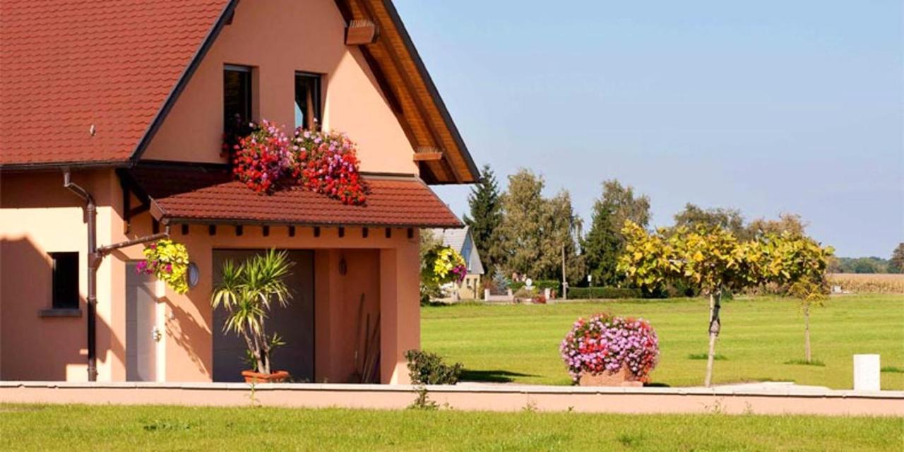 Maison Accueillante A Ebersheim Avec Vue Sur Les Montagnes Eksteriør bilde